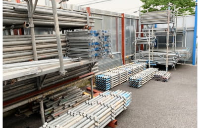 仮設資材置き場