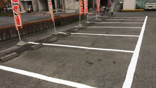 駐車場ライン塗装工事