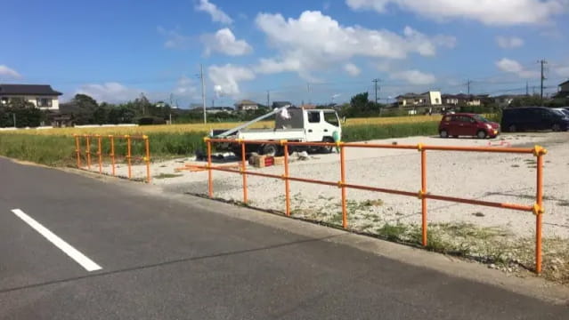 駐車場ライン塗装工事