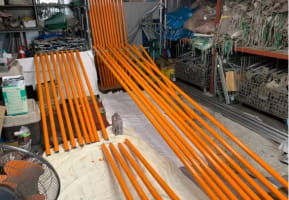 駐車場ライン塗装工事