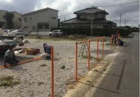 駐車場ライン塗装工事