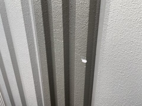 小さな工事も大歓迎@外壁の小さな欠けの補修塗装工事