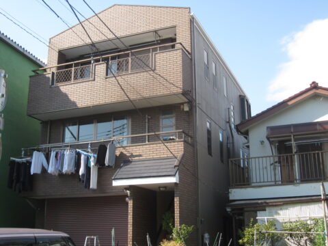 ALCの外壁塗装は実績多数のセイルズにお任せください＠足立区鹿浜の外壁の塗装工事