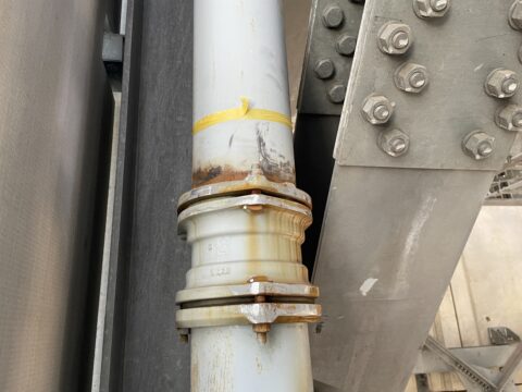 屋上設備機器の塗装工事/港区海岸