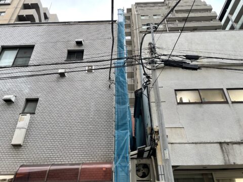 一面だけの外壁塗装もOK！東京都台東区入谷の外壁塗装工事