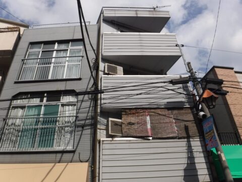 【東京都豊島区　ビルの雨漏り補修】外壁の防水塗装で雨漏り改善を！