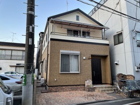 足立区梅田の外壁塗装工事