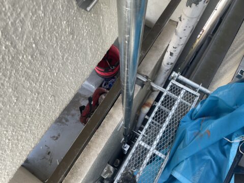 電気設備の足場の解体/江東区永代