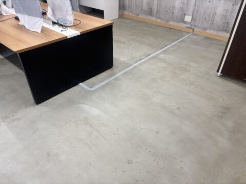 オフィス床防塵塗装