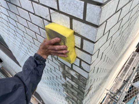 外壁タイルの張替え工事