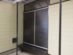 雨戸の吹き付け塗装