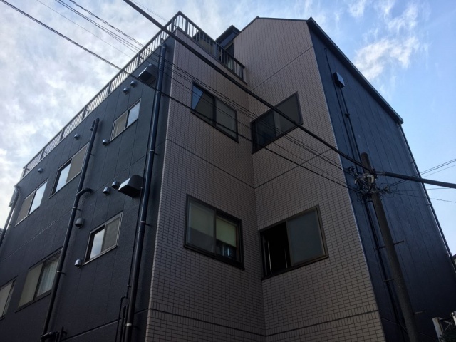 ALCタイル外壁からの雨漏りを防水塗装のセブンエスで施工/江東区大島の外壁塗装工事