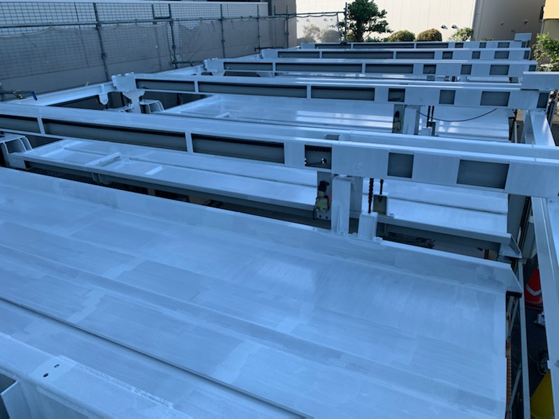 機械式立体駐車場塗り替え工事