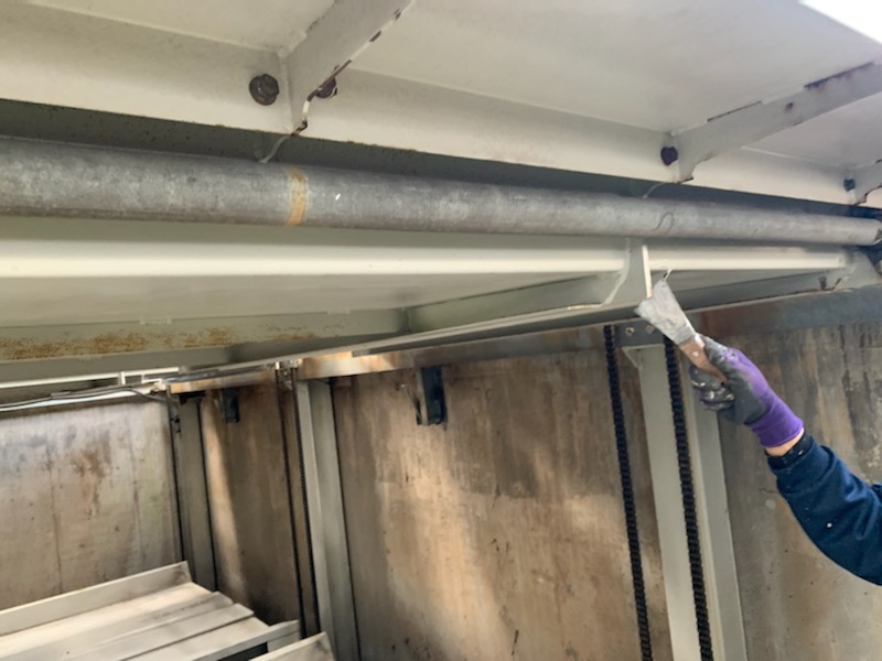 機械式立体駐車場塗り替え工事