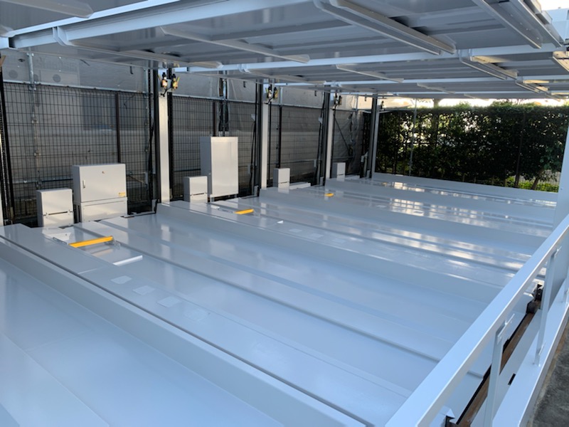 機械式立体駐車場塗り替え工事