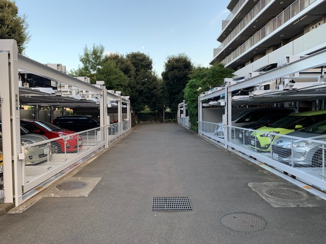 機械式立体駐車場塗り替え工事が完了！！専用塗料ハードクイックUTで耐摩耗塗装