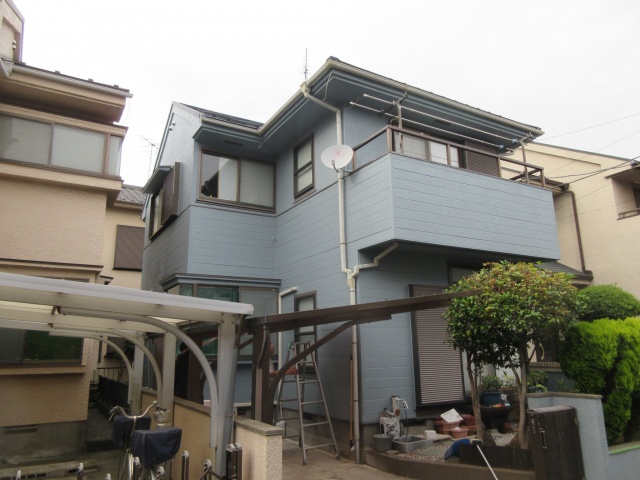 足立区神明の外壁塗装