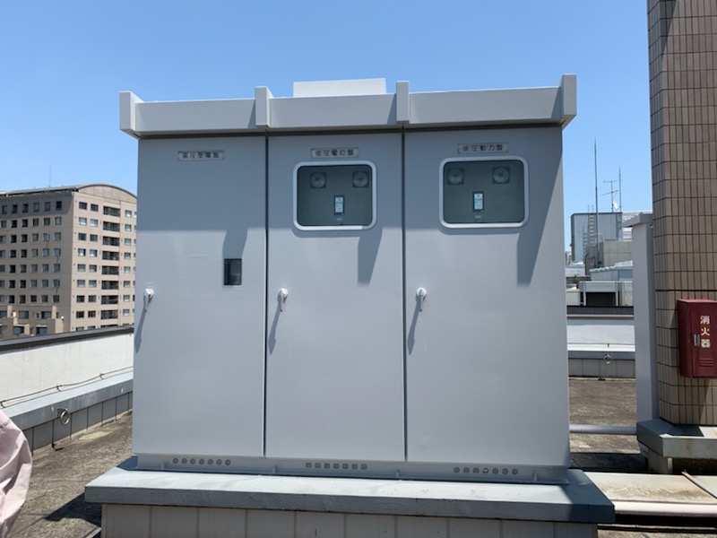 キュービクル塗装はセイルズにお任せ！！/渋谷区広尾