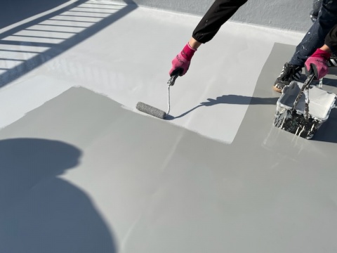 防水工事　遮熱