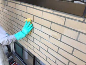 タイル酸洗浄　薬品洗浄　タイル洗い