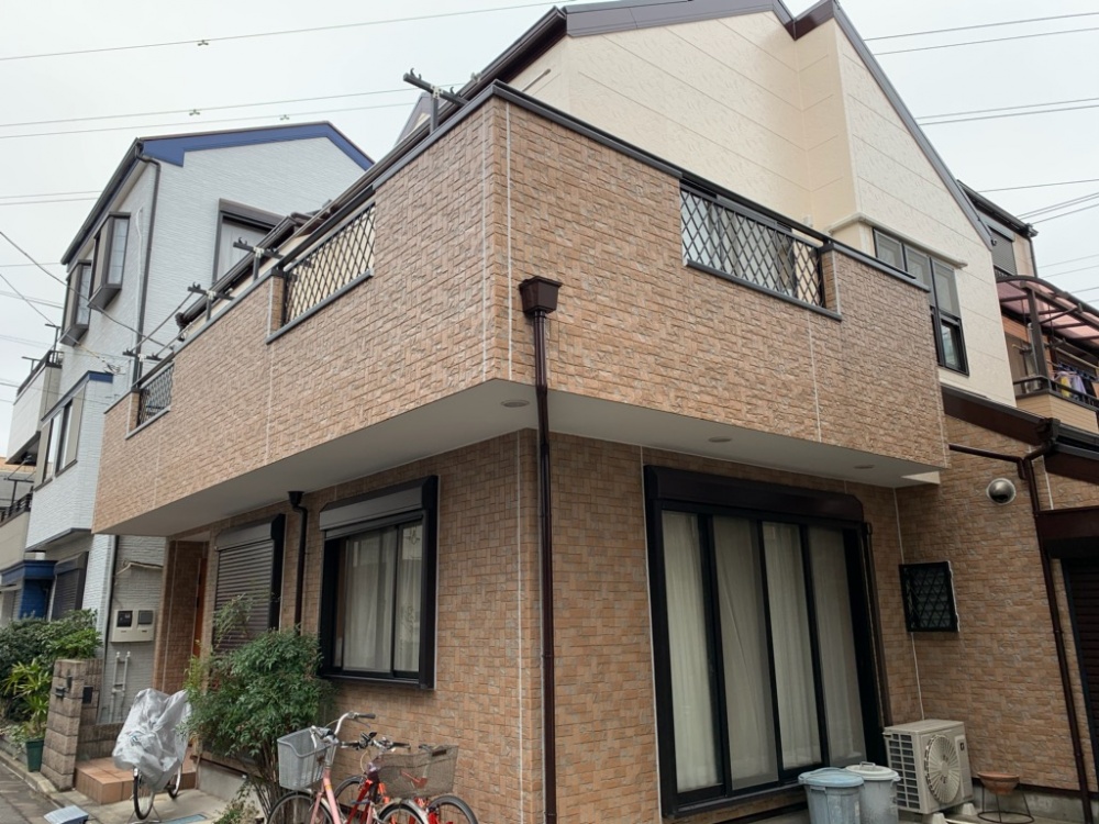 今の外壁がお気に入り！！既存の外壁の雰囲気を残した外壁塗装/江戸川区東瑞江の外壁塗装工事