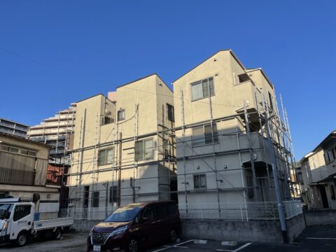 お隣と同時に外壁塗装を行うことで工事の費用が安くなる？@江東区南砂の外壁塗装工事