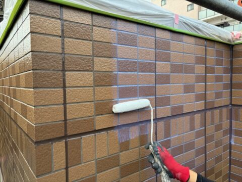 タイル外壁の雨漏り予防は透明のタイル防水材セブンSがおすすめ！！北区田端新町の外壁防水