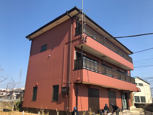 川口市榛松　外壁塗装工事＆屋根葺き替え工事