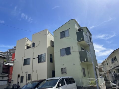 お隣さんと一緒にお得に外壁塗装を施工！江東区南砂の外壁塗装工事が完了しました。