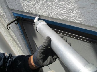 集合住宅のシーリング工事　ALC外壁シーリング