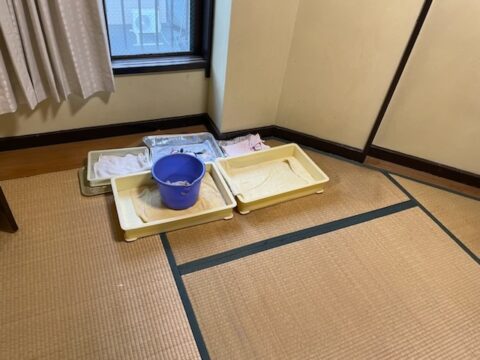 屋上からの雨漏り緊急対応＠足立区谷在家で緊急防水工事