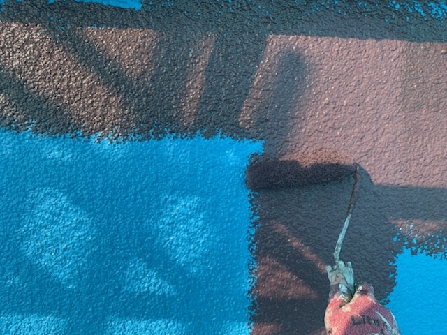 塗膜の厚みがある防水性の高い単層弾性塗料で外壁を保護/足立区大谷田の外壁塗装工事