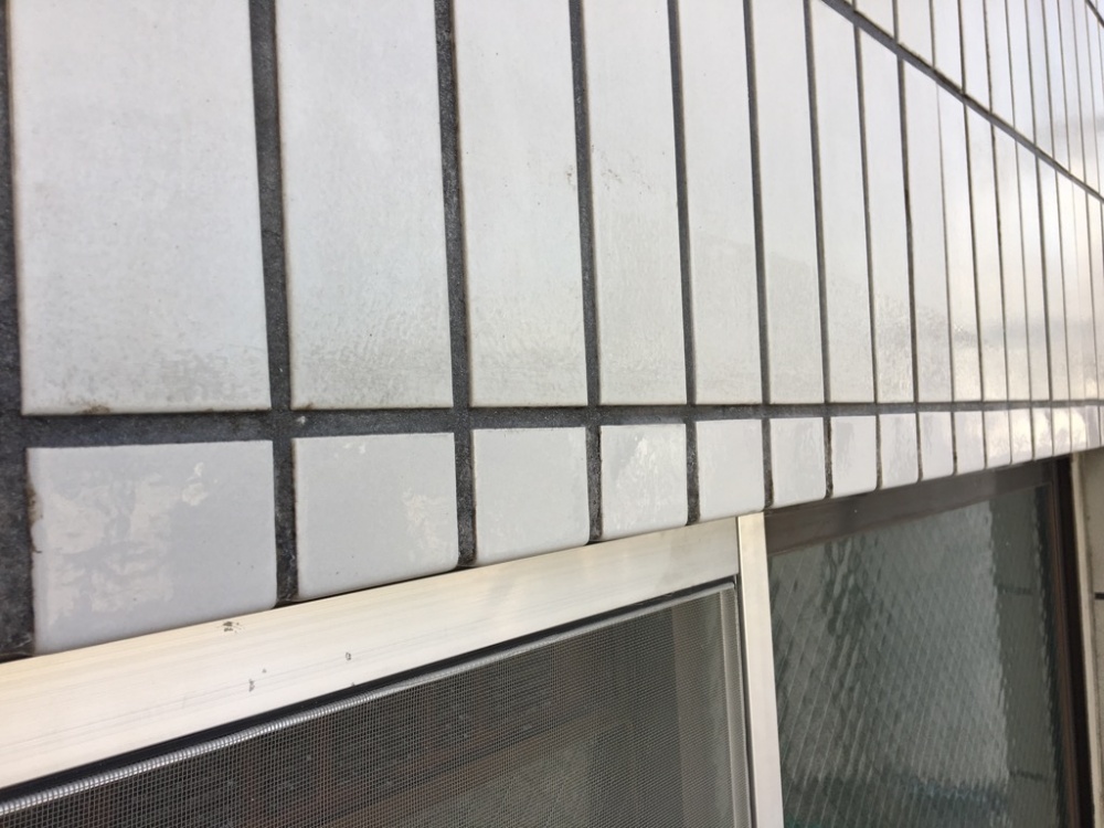 タイル薬品洗浄