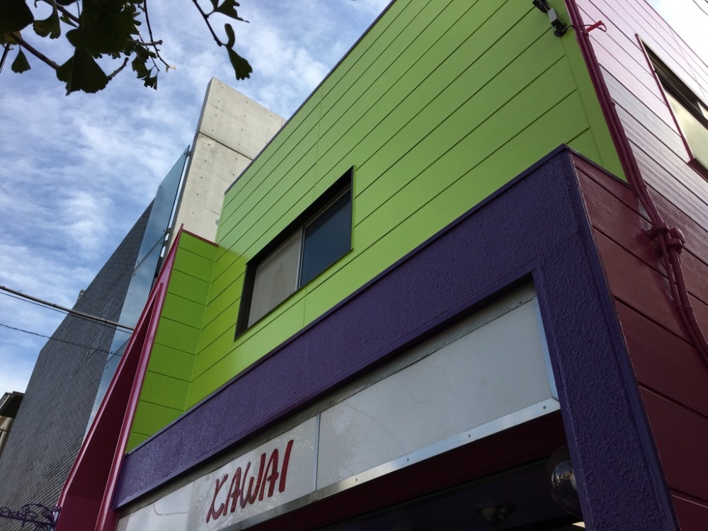 足立区の外壁塗装と防水工事　カラフルな色分け塗装もカラーシュミレーションで確認可能