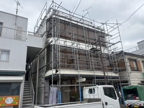 敷地が狭い外壁塗装