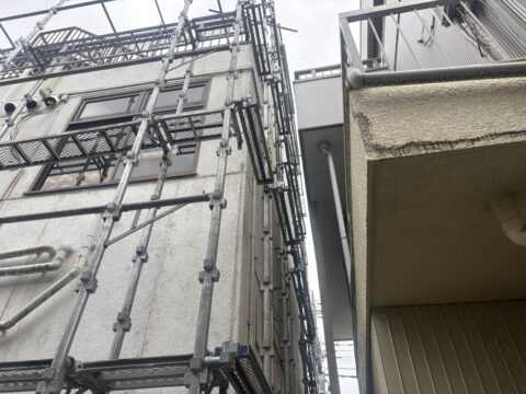 敷地が狭い外壁塗装