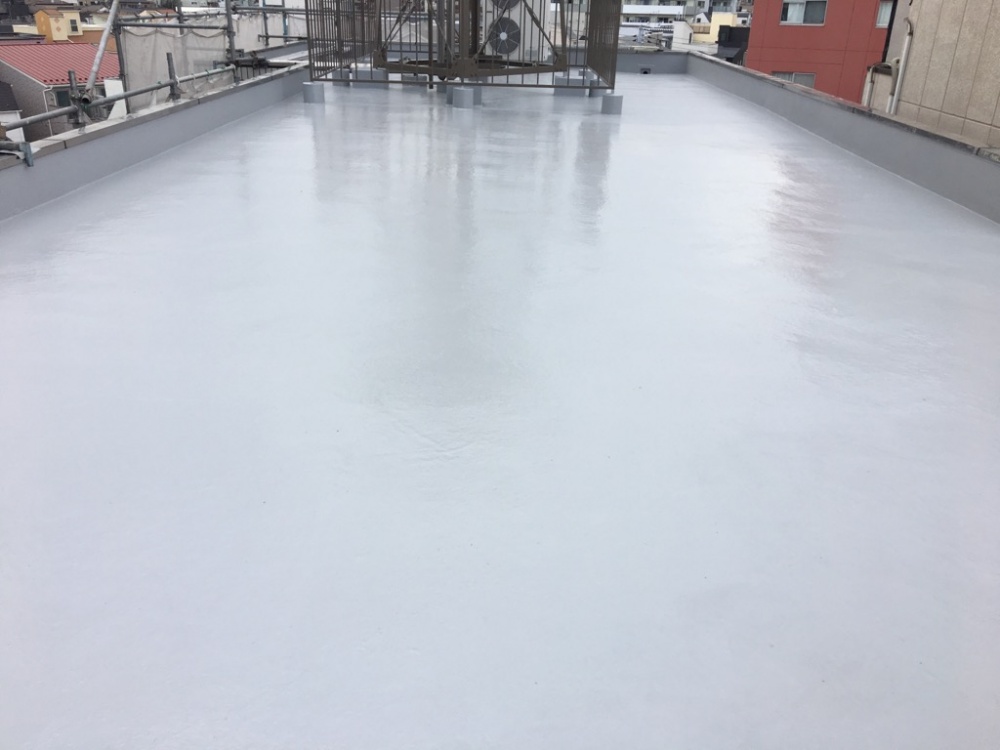 台東区根岸の屋上ＦＲＰ防水工事