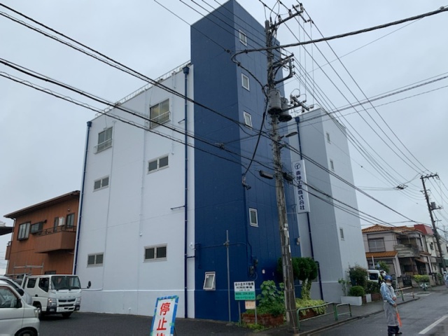 雨漏りは止まっておりましたので、足立区入谷の外壁改修工事は無事に完了です。