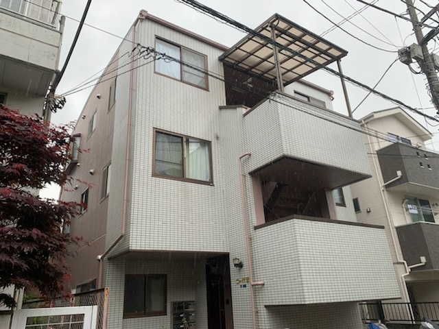 タイルの防水で雨漏り改善！！大田区荏原の雨漏り改修工事完了です。