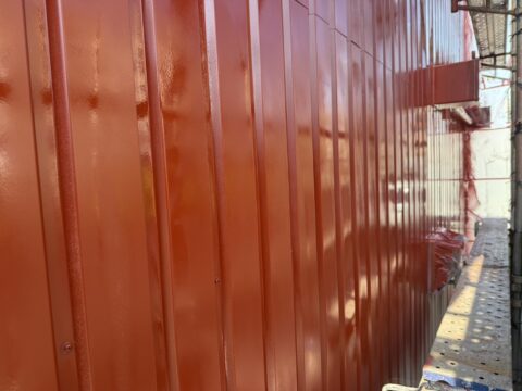 【東京都杉並区　壁錆止め吹付】サビから守る、長持ち塗装！高耐久錆止め吹付