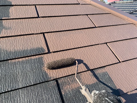 屋根塗装は遮熱塗料！！/足立区の補助金（5万円）の対象です