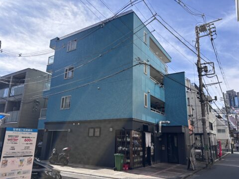 【渋谷区千駄ヶ谷　タイル外壁塗装のカラーシュミレーション】小さな色見本帳ではわからない仕上がりを事前確認！