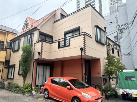 【外壁塗装のアフターサービス】施工6年後の定期点検に伺いました（墨田区堤通）