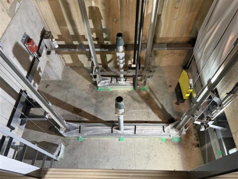 エレベーターピット防水施工前