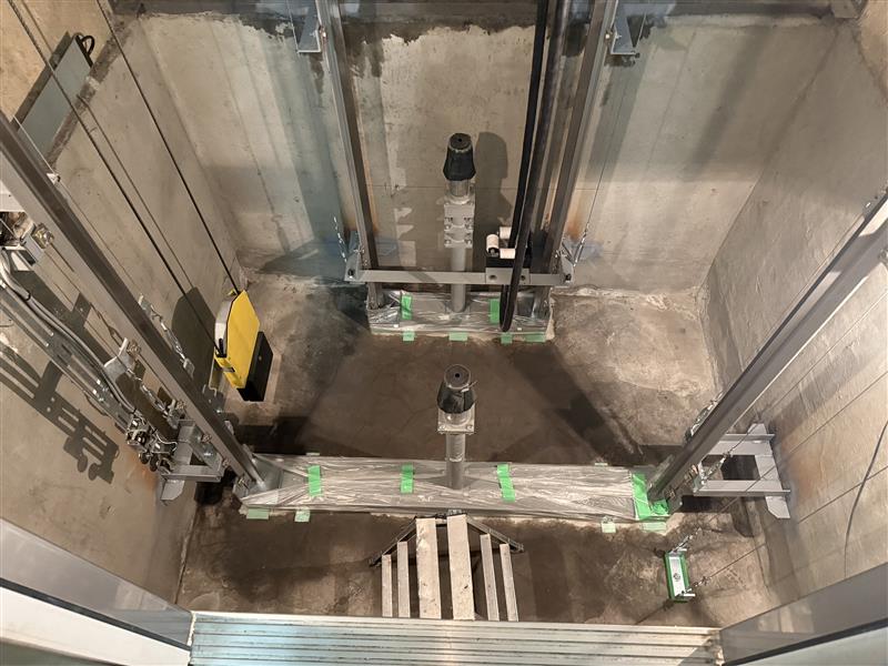 エレベーターピット防水施工前