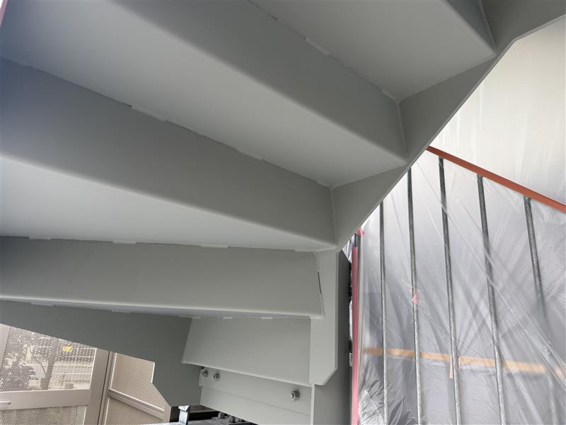 品川区西大井｜1〜R階段裏塗装工事の施工事例