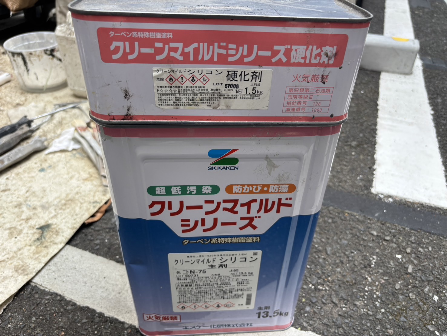 使用塗料画像