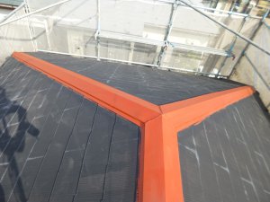 杉並区の屋根塗装　遮熱塗装はセイルズで！　コロニヤル屋根