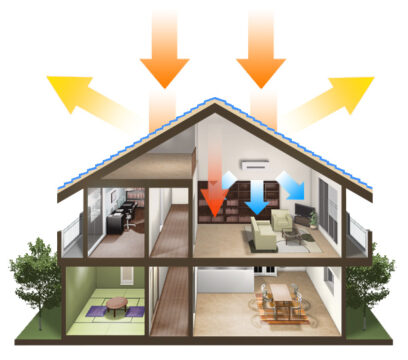 遮熱塗料といえば『クールタイト』夏場の省エネ、節電に遮熱塗料（高日射反射率塗料）がおすすめです。