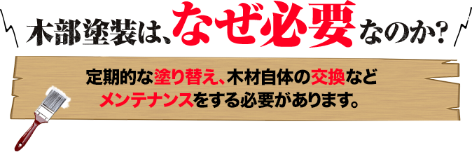 木部の塗装